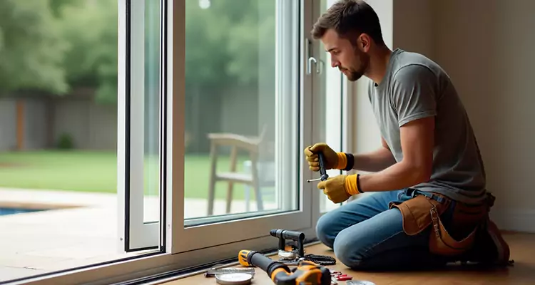 Squeaky Sliding Patio Doors in Westchester, FL