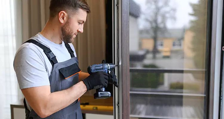 Sliding Screen Door Handle Repair in Westchester, FL