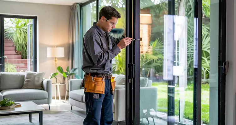 Sliding Door Jamb Lock Repair in Westchester, FL