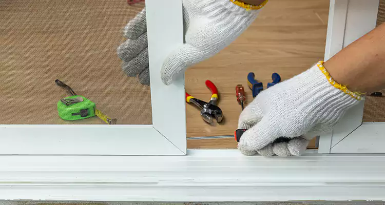 Sliding Glass Door Off Rails Repair in Westchester, FL