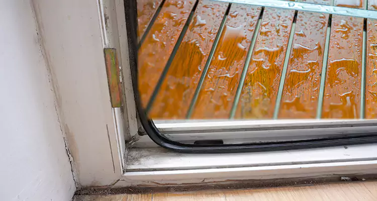 Water Leaking Wooden Patio Doors Repair in Westchester, FL