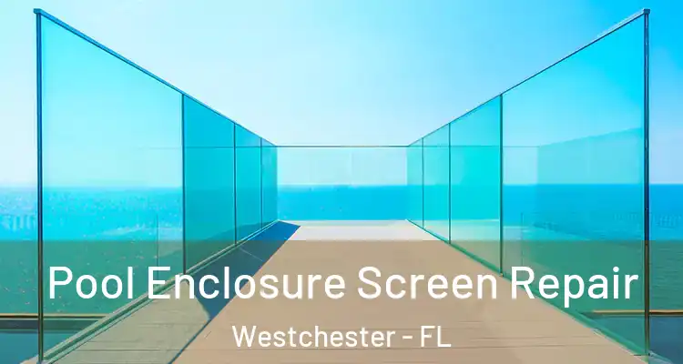  Pool Enclosure Screen Repair Westchester - FL