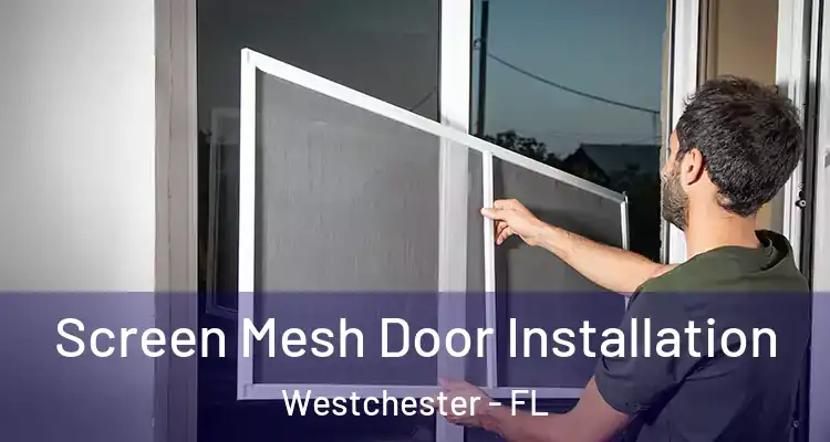  Screen Mesh Door Installation Westchester - FL